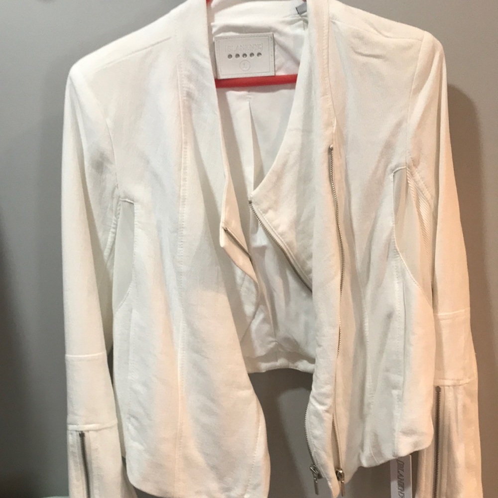 Blank NYC White Crop Jacket